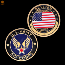 USA Air Force Army Corps Honorable Retired Medal of Honor Souvenir Coins Military Challenge Token Bagde Gift Collection 2024 - buy cheap