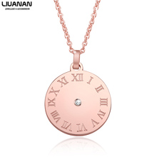 Roman Numerals Necklace Love Memory Necklace Stainless Steel Jewelry Gift for Woman Lover Girlfriend Wife 2024 - buy cheap
