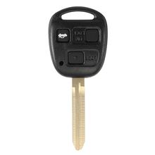 3 Buttons Car Remote Key Case Fob Cover For Toyota Avensis Corolla Yaris Rav4 2024 - buy cheap