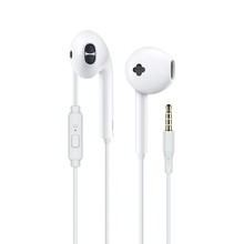 CHUYI intrauditivos-auriculares con micrófono para teléfono móvil, audífonos estéreo con conector de 3,5mm para IPhone, Xiaomi MP3 2024 - compra barato