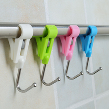 4Pcs Clamp Lever Hook Travel Portable Hanging Clothes Rails Clips Storage Holders Organizer Household Home Essential 2024 - buy cheap