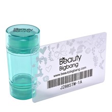 BeautyBigBang 1 комплект, пластиковый силикон, двойная головка, штамп для ногтей + скребок, прозрачная гелевая ручка для дизайна ногтей, пластина для стемпинга 2024 - купить недорого