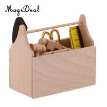 1/12 Scale Miniature Dollhouse Wooden Toolkit Toolbox Furniture Set Life Scenes Dolls Accessories Decor Model Toys 2024 - buy cheap