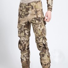 Military Tactical Camouflage Camping Hiking Pants Man SWAT Combat Anti-pilling Trousers Army Rip-Stop Sports Pants 2024 - buy cheap