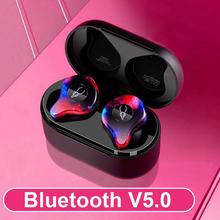 Мини Bluetooth 5,0 наушники порт беспроводные наушники стерео в ухо Bluetooth 5,0 водонепроницаемые беспроводные наушники 2024 - купить недорого