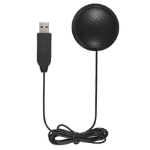 Omni-direcional Microfone de mesa com Porta USB para Computadores Portáteis Portátil de Alta Sensibilidade do Microfone para Vídeo Conferência 2024 - compre barato