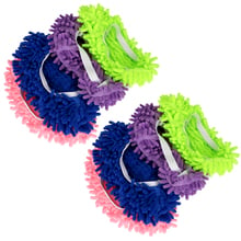 Cleaning Mop Slipper Lazy Chenille Wipe Slippers Shoes Covers 1 Pair Bathroom Floor Dust Cleaner 2024 - buy cheap