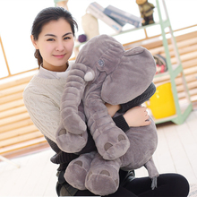 Elefante de peluche suave para bebé, almohada de elefante de 40/60cm, gran oferta 2024 - compra barato