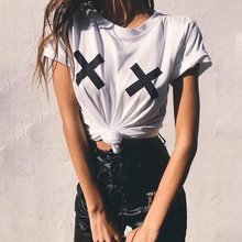 Camiseta com seios de cruz do mamilo, camiseta estilo harajuku, feminismo, estética, hipster, casual, de algodão, camisetas 2024 - compre barato