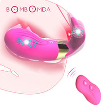 Vibrador com controle remoto, brinquedo sexual para mulheres, estimulador de clitóris, sem alças, dildo invisível 2024 - compre barato