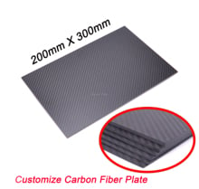 3k fibra de carbono completa 200mm x 300mm 0.5/1/1. folhas do painel de fibra de carbono, 5/2/3/4/5mm de espessura real, dureza composta alta rc rc 2024 - compre barato