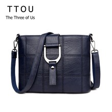 TTOU Luxury Women Messenger Bags Designer Woman Bag Brand Pu Leather Shoulder Bags Tote Bag Sac A Main 2024 - buy cheap