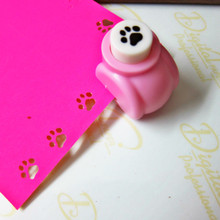 Mini Scrapbook Hollow Cat Paw Punches Handmade Cutter Card Paper Flowers For Craft Punch Hole Puncher Shape DIY Tool Embossing 2024 - buy cheap