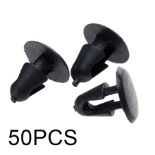 50pcs Fastener 5mm Dia Hole Push Car Door Trim Panel Clip Retainer For Toyota High Quality Black Clips Accessories 2024 - buy cheap