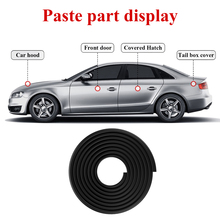 10m/bag Car Door Protector Auto Guard Bumper Rim Edge Self Adhesive Automotive Rubber Seal Chrome Strip Trim Protect Car Styling 2024 - buy cheap