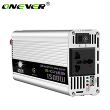 1500W Power Inverter USB DC 12V to AC 220V Auto Converter Modified Sine Wave Power USB charger 2024 - buy cheap