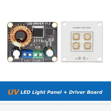3D Printer Parts 40W UV LED Light Source Lamp Panel + 30W V1.0 LED Driver Board for SLA DLP 2024 - buy cheap