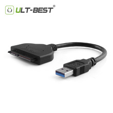 ULT-Best Adapter SATA USB 3.0 to Serial ATA 22pin Converter Cable External Hard Drive Disk Hard Disk for 2.5" HDD/SSD 20CM 2024 - buy cheap
