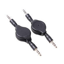 3.5mm Retractable Stereo Audio Male to Male Data Cable New JLRL88 2024 - buy cheap