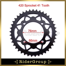 76mm 420 41T Rear Chain Sprocket For Chinese Dirt Pit Motor Bike 50cc-160cc XR50 CRF50 KLX110 Thumpstar SSR Chinese Motorcycle 2024 - buy cheap