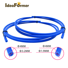 Tubo de PTFE azul de 10 metros a tl-feeder HotEnd para extrusora RepRap Rostock Bowden, tubo de Capricornio clonado de filamento de 1,75/3,0mm 2024 - compra barato