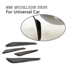 Car Styling Door Carbon Fiber Anti-collision Rubber Strip Stickers For  Bmw Ford Focus 2 Golf Audi 2024 - buy cheap