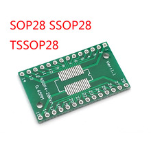 10 Pcs SSOP28 SOP28 TSSOP28 to DIP28 Adapter Converter PCB Board 0.65/1.27mm 2024 - buy cheap
