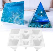 Resin Jewelry Liquid Silicone Mold Big Pyramid Shape DIY Mold Resin Molds Making Finding Accessories Arts Crafts 2024 - buy cheap