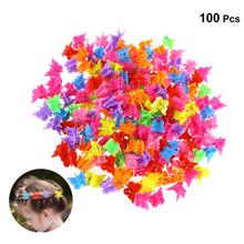 Hot 100pcs Hair Clips  For Kids Girls Butterfly Clips Mini Jaw Clip Claw Hairpin Colorful Hair Clips For Women Girls Mixed Color 2024 - buy cheap