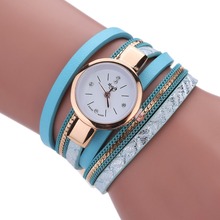 Fashion Women Watch Gilt Braided Leather Bracelet Clock Casual Woman Wristwatch Luxury Brand Quartz Watches Montre Femme Relogio 2024 - buy cheap