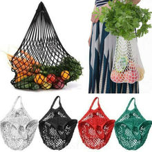New Mesh Net Turtle Bag String Shopping Bag Reusable Fruit Storage Handbag Totes 2024 - buy cheap