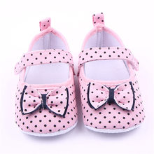 Newborn Baby Girls Shoes Toddler Kids Princess First Walkers Anti-slip Soft Sole Crib Shoes Infant Bowknot Booties Sneakers 2024 - buy cheap