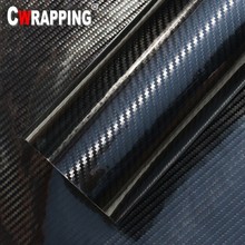 5D High Glossy Carbon Fiber Vinyl Film Car Styling Wrap Motorcycle Car Styling Interior Accessories With Air Release Stickers 2024 - buy cheap