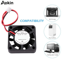 Ventilador aokin 40x40x10mm 4010 ventiladores., ventilador de 12v e 24v para resfriamento do radiador de calor para impressora 3d com 4010 ventiladores. 2024 - compre barato