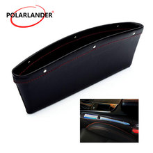 Car accessories PU Leather Between Car Seat And Console Caddy Catcher Store All Drop Items Car Seat Interval Storage Bag 2024 - buy cheap