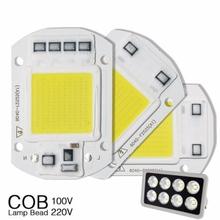 Smart IC Driver 20W 30W 50W LED Bulb Floodlight COB Chip Input Integrated A 220V Light The Night Decorate Your Home 2024 - buy cheap