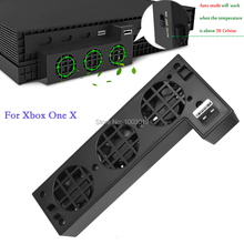 Ventilador de refrigeración para XBOX ONE X, ventilador de refrigeración de velocidad externa con puerto USB adicional para Consola Microsoft XBox One X 2024 - compra barato