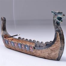 Dragon Incense Stick Holder Retro Burners For Chinese Traditional Dragon Boat Festival Design Carved Carving Censer Decor 2024 - buy cheap