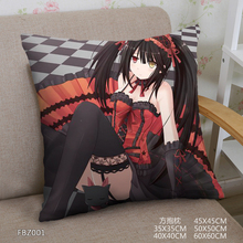 Funda de almohada cuadrada de dos caras para el hogar, cobertor de almohada con diseño de Anime japonés Dakimakura, ideal para regalo de Navidad 2024 - compra barato