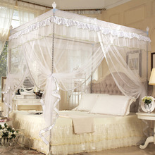 Luxury Princess Mosquito Net Four Corner Post Bed Curtain Canopy Netting Bedding Hot 2024 - buy cheap