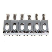 6pcs or 2pcs 10.5mm Chrome Tremolo Bridge Saddles with Spring and Screw Replacement Parts for Strat Tremolo or Fixed Bridges 2024 - buy cheap