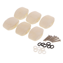 6 Pieces White Pearl Guitar Tuning Pegs Keys Tuners Machine Heads 2024 - buy cheap