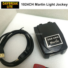 1024 martin luz jockey usb dmx controlador 3 pinos dmx512 1024ch martin lightjockey para palco dj dmx512 controle de iluminação 2024 - compre barato