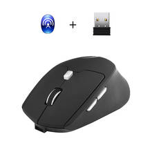 G823 Dual Mode Optical Computer Mouse Wireless 2.4G 2400DPI Portable Recharge Gaming Mouse Mice for Mac 2024 - buy cheap