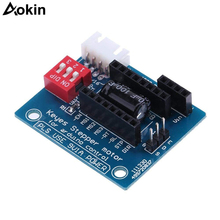 Aokin driver impressora 3d a4988 drv8825 stepper motor driver placa do painel de controle expansão 2024 - compre barato