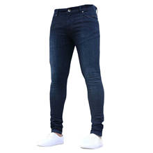 Men Autumn Winter Fashion Casual Stretch Skinny Jeans Slim Denim Pencil Pants Leggings Trousers Plus Size 2024 - buy cheap