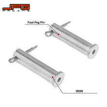 Motorcycle Iron Foot Peg Footpegs Pin For SUZUKI DRZ400 DRZ400S DRZ400E DRZ400SM RM125 RM250 RM250Z RMZ250 RMZ450 RMX250 RMX450Z 2024 - buy cheap