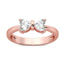 Anillos de boda a la moda para mujer, de cristal, anillo de dedo de Color oro con lazo, Circonia cúbica de compromiso para regalo de joyas de fiesta 2024 - compra barato