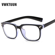 VWKTUUN Women eyeglasses myopia optical computer glasses frame brand design plain computer eye glasses oculos de grau femininos 2024 - buy cheap