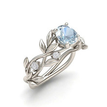 Женское кольцо на палец с цветком, очаровательное кольцо с кристаллом из кубического циркония, Прямая поставка 2024 - купить недорого